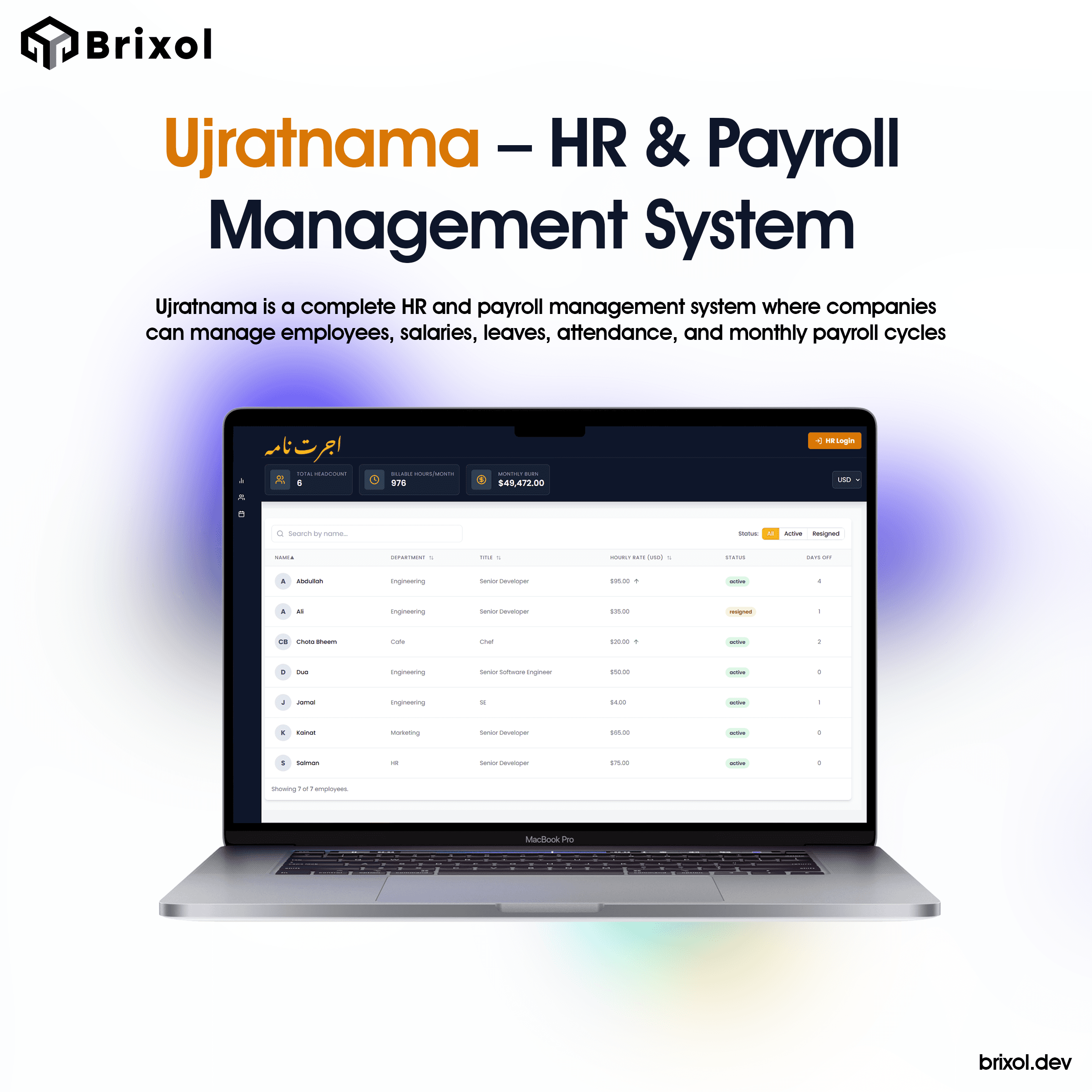 Ujratnama - HR & Payroll Management System (Next.js + Supabase)